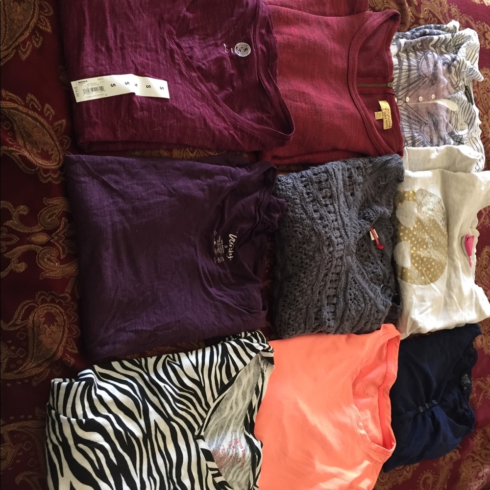 Long sleeved shirts